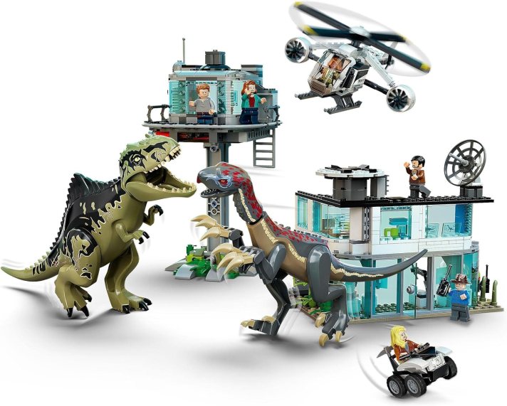 Alquiler sets de Lego 76949 Ataque del Giganotosaurio y el Therizinosaurio