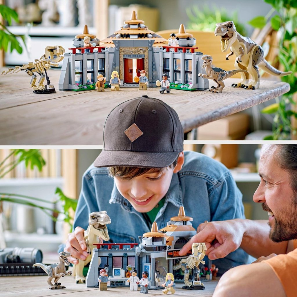 Alquiler sets de Lego 76961 Centro de Visitantes: T. rex y Ataque del Raptor