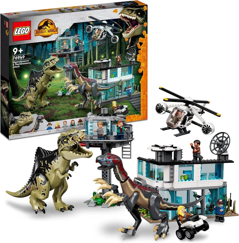 Alquiler sets de Lego 76949 Ataque del Giganotosaurio y el Therizinosaurio